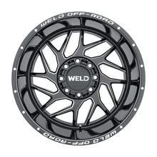 Load image into Gallery viewer, Weld Off-Road W117 20X9 Fulcrum 8X165.1 ET00 BS5.00 Gloss Black MIL 125.1
