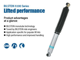 Bilstein 5160 Series 09-15 Dodge Ram 1500 4x4 Rear 46mm Monotube Shock Absorber