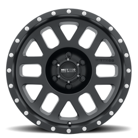 Method MR306 Mesh 17x8.5 0mm Offset 6x5.5 108mm CB Matte Black Wheel