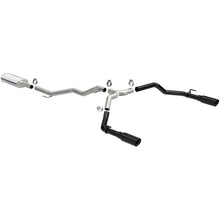 Load image into Gallery viewer, MagnaFlow 2020 Jeep Gladiator 3in Street Series Dual Split Exit SS Cat-Back Exhaust w/Black Tips
