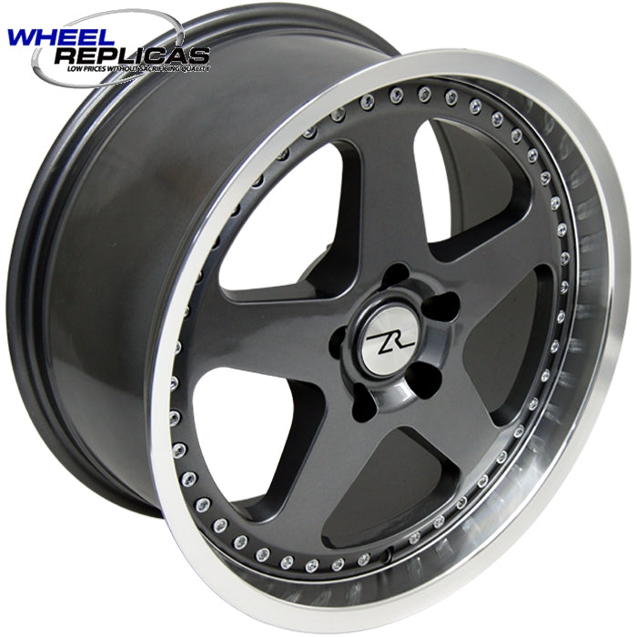 18x8.5 Mustang Gunmetal Motorsport Saleen SC Replica Wheel (94-04) 57689653M