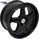BACK ORDERED!! 18x8.5 Gloss Black Motorsport Saleen SC Replica Wheel (94-04)