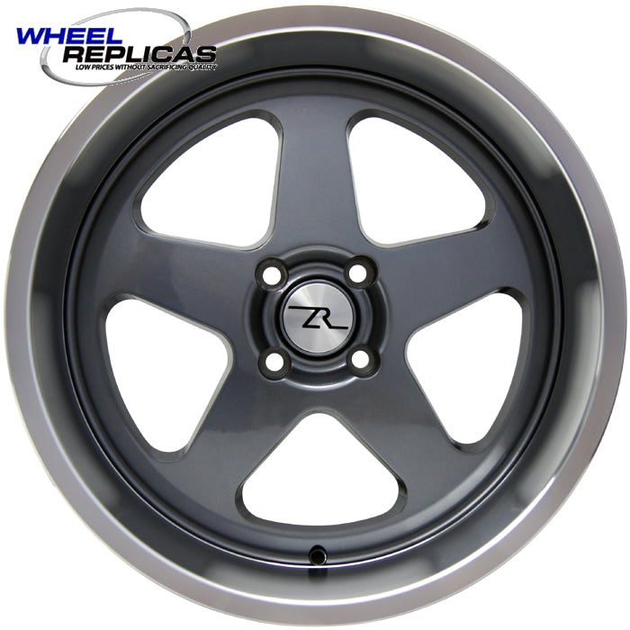 18x10 Mustang Gunmetal Saleen SC Replica Wheel (87-93) 57681453D