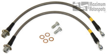 Load image into Gallery viewer, Maximum Motorsports Mustang Stainless Steel Front Brake Lines (87-93 5.0) MMBK1F