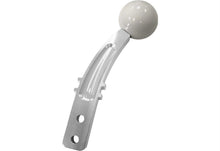 Load image into Gallery viewer, Steeda Mustang Billet Pro Tri-ax Shifter Handle w/White Knob (05-10) 555-7157