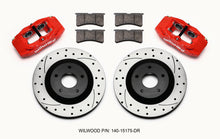 Load image into Gallery viewer, Wilwood SLC56 Front Caliper &amp; Rotor Kit Red Corvette All C5 / Base C6 1997-2013