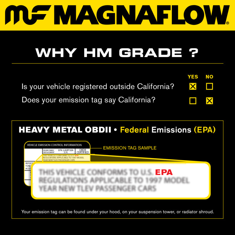 MagnaFlow Conv DF Jeep Wrangler 00-04