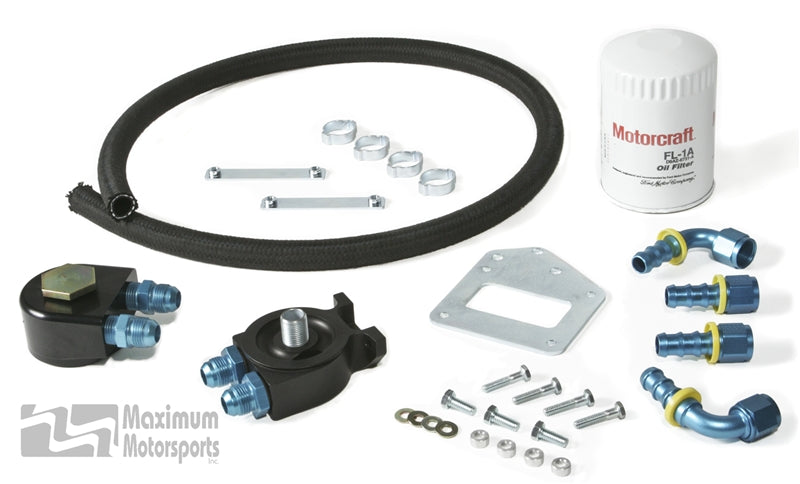 Maximum Motorsports Mustang Standard Duty Oil Filter Relocation Kit (99-04 V8) OC-8
