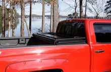 Load image into Gallery viewer, Lund 02-17 Dodge Ram 1500 Fleetside (8ft. Bed) Hard Fold Tonneau Cover - Black