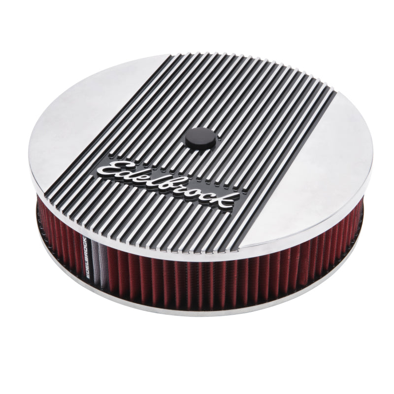 Edelbrock Air Cleaner Elite II 14In Diameter w/ 3In Element Polished