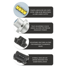 Load image into Gallery viewer, Oracle H4 4000 Lumen LED Headlight Bulbs (Pair) - 6000K
