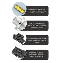 Load image into Gallery viewer, Oracle 52 4000 Lumen LED Headlight Bulbs (Pair) - 6000K