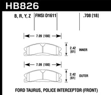 Load image into Gallery viewer, Hawk 13-17 Ford Explorer (w/ HD Brakes) LTS Street Front Brake Pads