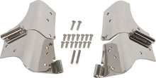 Load image into Gallery viewer, Kentrol 97-06 Jeep Wrangler TJ Windshield Hinge Pair - Polished Silver