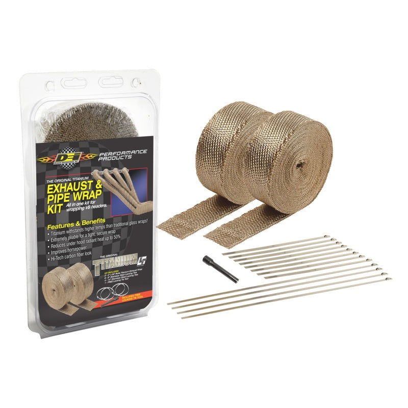 DEI Exhaust Wrap Kit - Titanium