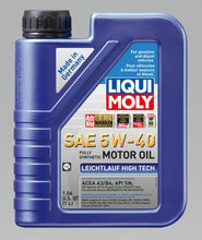 Load image into Gallery viewer, LIQUI MOLY 1L Leichtlauf (Low Friction) High Tech Motor Oil 5W40