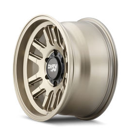 Dirty Life 9310 Canyon 17x9 / 5x127 BP / -12mm Offset / 71.5mm Hub Satin Gold Wheel