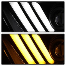Load image into Gallery viewer, Spyder 10-13 Ford Mustang - Halogen - Projector Headlights - LED Signals -Black (PRO-YD-FM2010V2-BK)