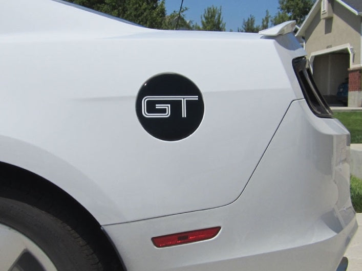 Mustang Vinyl GT Fuel Door Cover Decal (10-14)