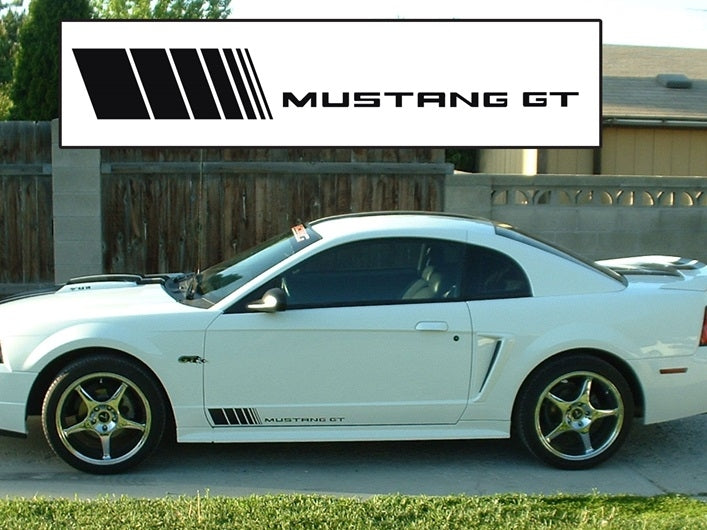 Vinyl MUSTANG GT Side Stripes - Pair (94-14)