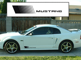 Vinyl MUSTANG Side Stripes Style 2 - Pair (94-14)