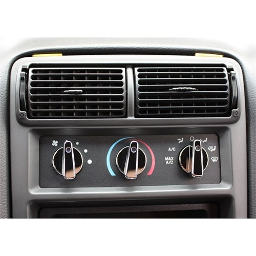 Mustang Chrome Billet A/C Knobs (94-04) MU0068SC