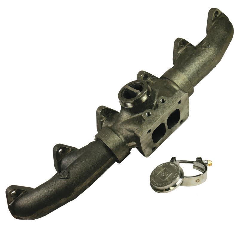 BD Diesel Exhaust Pulse Manifold T4 Mount w/ 45mm Wastegate Port - 5.9L/6.7L Cummins