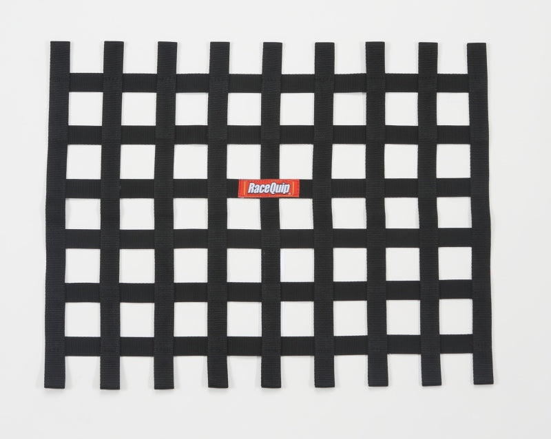 RaceQuip Black Ribbon Window Net