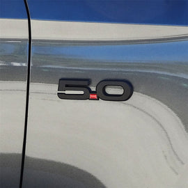 UPR Black 2015 5.0 Mustang Emblems - Pair FL-EM000550M