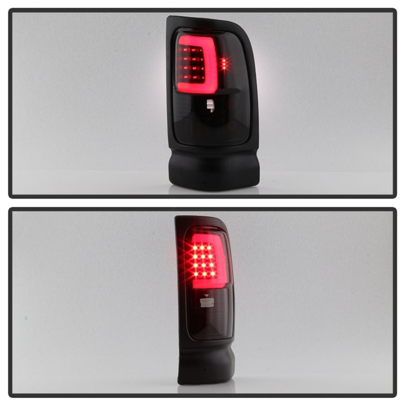 xTune Dodge Ram 1500 94-01 Tail Lights - Light Bar LED - Black ALT-ON-DRAM94V3-LBLED-BSM