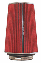 Load image into Gallery viewer, Spectre Adjustable Conical Air Filter 9-1/2in. Tall (Fits 3in. / 3-1/2in. / 4in. Tubes) - Red