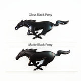 UPR Rear Running Pony Emblem - Matte Black (2015-17)