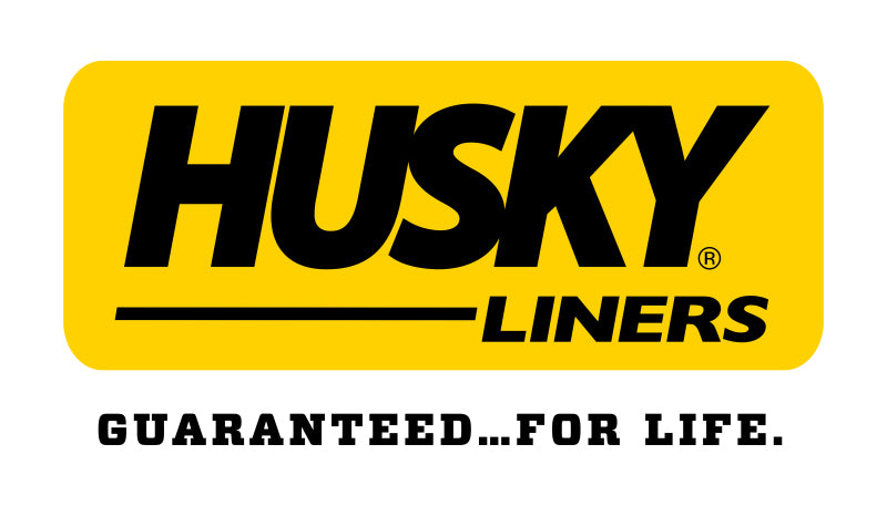 Husky Liners Universal 14in W Stainless Steel Top & Weight Kick Back Mud Flaps