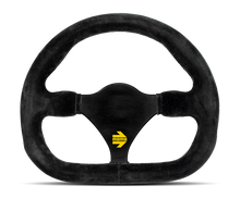 Load image into Gallery viewer, Momo MOD27 Steering Wheel 270 mm -  Black Suede/Black Spokes