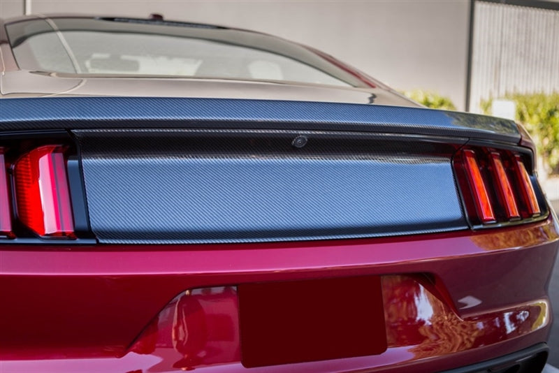 TC10026-LG245 TruCarbon Carbon Fiber Decklid Trim Panel 2015 Mustang