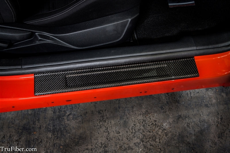 TC10026-LG243 TruCarbon Carbon Fiber Door Sills 2015 Mustang
