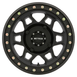 Method MR405 UTV Beadlock 15x7 4+3/+13mm Offset 4x136 106mm CB Matte Black w/BH-H24100 Wheel