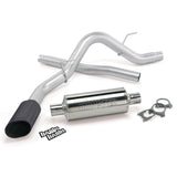 Banks Power 11-14 Ford 6.2L F-150 Raptor ECSB/CCSB Monster Exh Sys - SS Single Exh w/ Black Tip