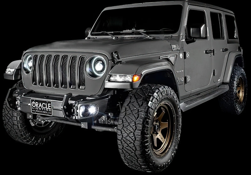 Oracle Jeep Wrangler JL Smoked Lens LED Front Sidemarkers