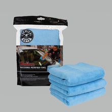 Load image into Gallery viewer, Chemical Guys Workhorse Professional Microfiber Towel - 16in x 16in - Blue - 3 Pack