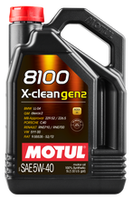 Load image into Gallery viewer, Motul 5L Synthetic Engine Oil 8100 X-CLEAN Gen 2 5W40