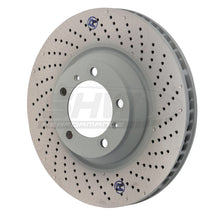 Load image into Gallery viewer, SHW 07-13 Porsche 911 Turbo 3.8L w/o Ceramic Brakes Right Front Drilled-Dimpled MB Brake Rotor