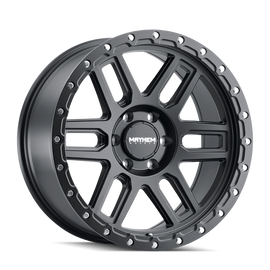 Mayhem 8304 Delta 17x9 / 5x127 BP / -12mm Offset / 78.1mm Hub Matte Black Wheel