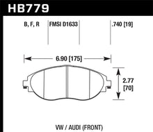 Load image into Gallery viewer, Hawk 15-16 Audi S3 Performance Ceramic Front Brake Pads