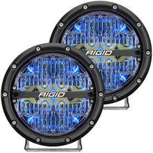 Load image into Gallery viewer, Rigid Industries 360-Series 6in LED Off-Road Drive Beam - Blue Backlight (Pair)