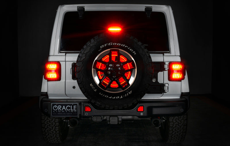 Oracle LED Illuminated Wheel Ring 3rd Brake Light - Red