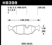 Load image into Gallery viewer, Hawk 84-4/91 BMW 325 (E30) HT-10 Rear Race Pads (NOT FOR STREET USE)