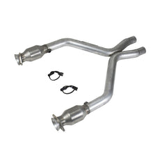 Load image into Gallery viewer, BBK 11-14 Mustang 3.7 V6 Short Mid X Pipe With Catalytic Converters 2-1/2 For BBK Long Tube Headers