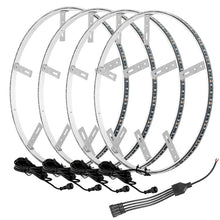 Load image into Gallery viewer, Oracle LED Illuminated Wheel Rings - White