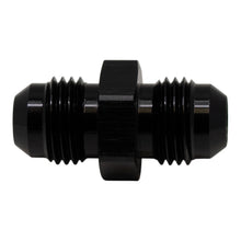 Load image into Gallery viewer, DeatschWerks 6AN Male Flare to 6AN Male Flare Coupler - Anodized Matte Black